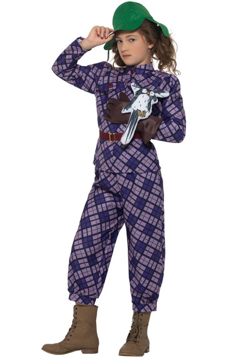 David Walliams Deluxe Awful Auntie Costume, Purple