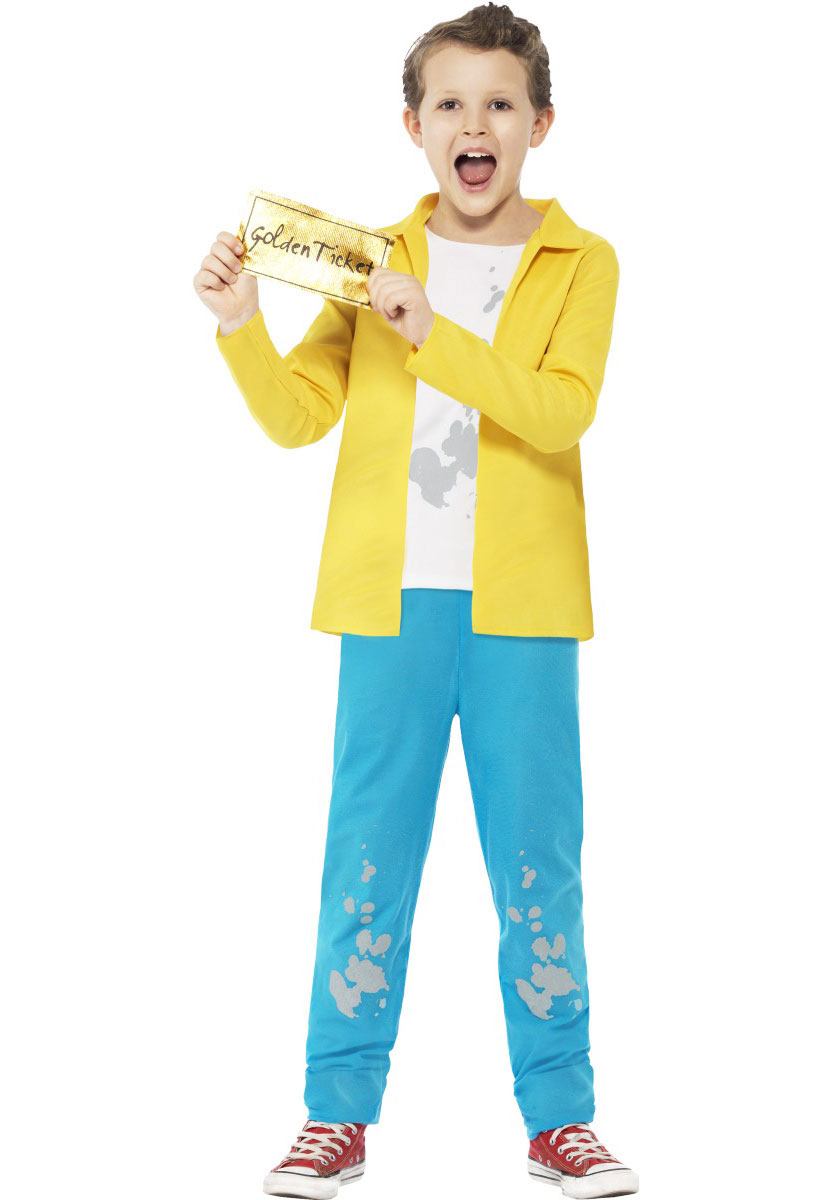 Roald Dahl Charlie Bucket Costume, Yellow
