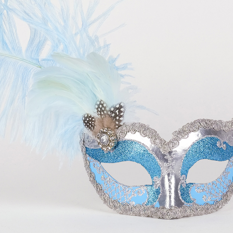 Can Can - Silver & Sky Blue