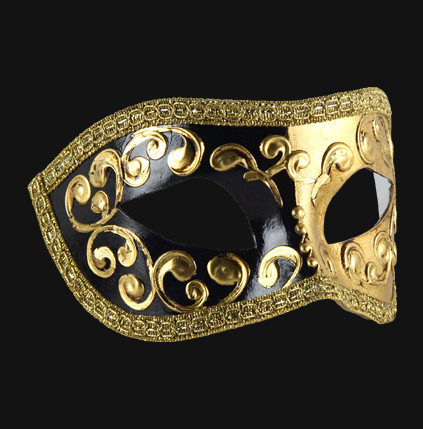 Colombina Mezza - Black/Red/Blue