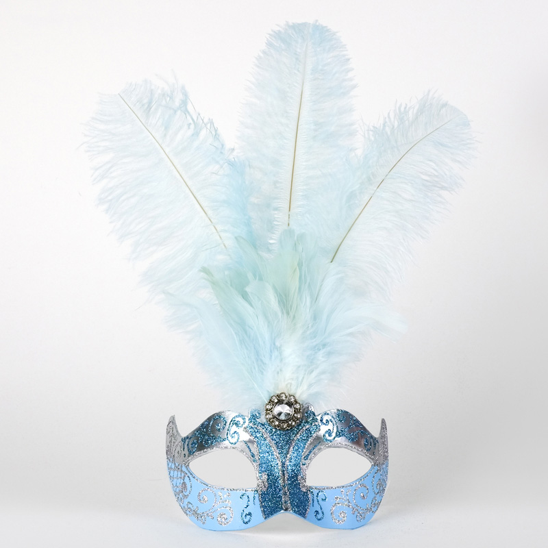 Piume Stella - Silver & SkyBlue